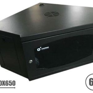 Armário Bastidor de Canto 19 6U 650x650mm (Preto) - CROMAD