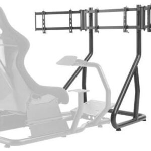 Suporte de 3x Monitores p/ Cockpit de Simulador de Corridas - CROMAD