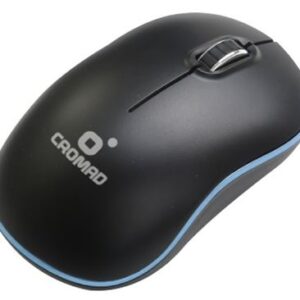 Rato X52 s/ Fios (Preto/Azul) - CROMAD