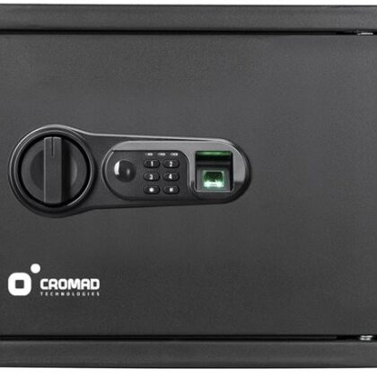 Cofre Electrónico c/ Detetor de Impressão Digital (300 x 380 x 300 mm) - CROMAD