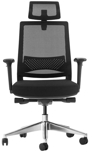 Cadeira de Escritório Sênior SE1600 (Preto) - CROMAD