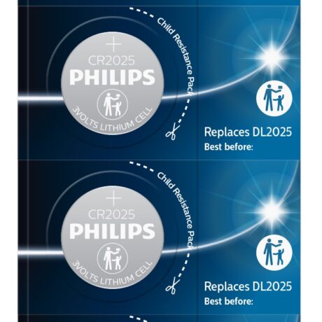 Pilha Lithium CR2025 3V - PHILIPS