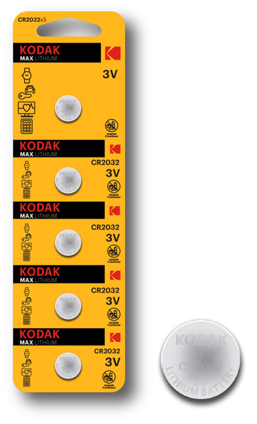 Pilha Lithium 3V CR2032 - KODAK