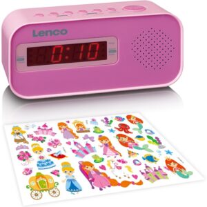 Rádio Despertador CR 205 (Rosa) - LENCO