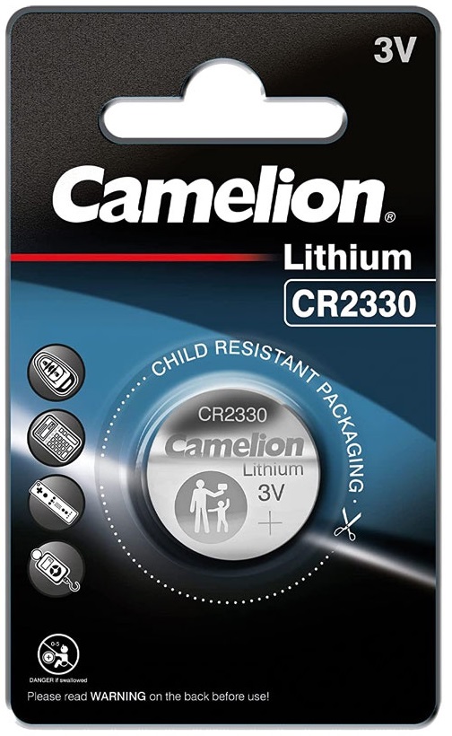 Pilha Lithium 3V CR2330 - CAMELION