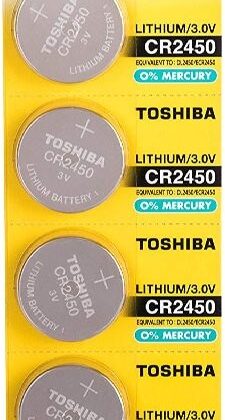 Pilha de Lithium 3V CR2450 - TOSHIBA