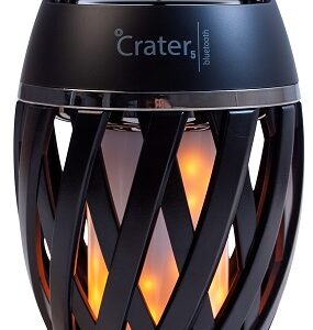 Coluna Portátil Bluetooth 5W RMS c/ LED (Imitação Chama/Vela) - ORAVA