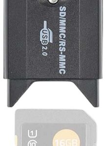 Leitor Cartão USB MMC / SD / SDHC / SDXC (Preto) - NEDIS