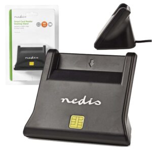 Leitor SmartCard p/ Cartões Identificação/Cidadão/DNI USB2.0 - NEDIS