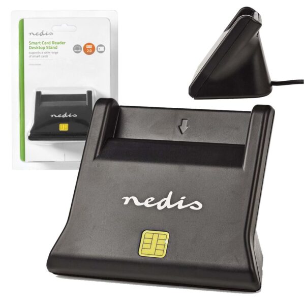 Leitor SmartCard p/ Cartões Identificação/Cidadão/DNI USB2.0 - NEDIS