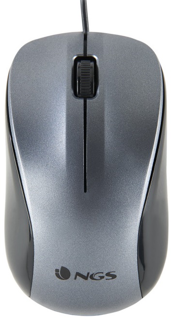 Rato Óptico Crew 1200 DPI (Cinzento) - NGS