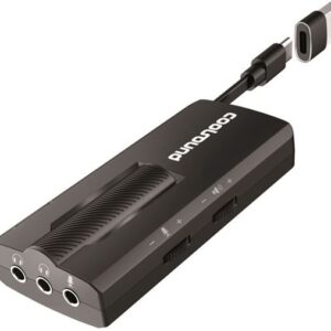 Placa de Som 7.1 Externa (Preto) - COOLSOUND