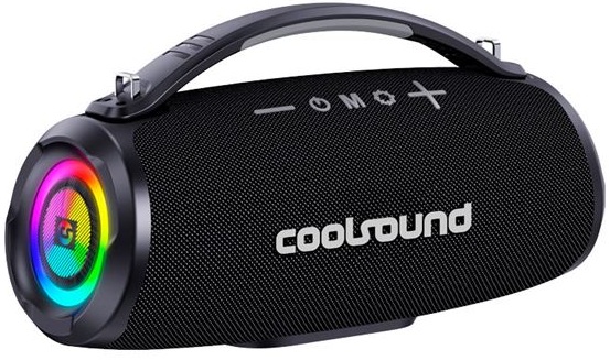 Coluna Portátil Bluetooth Beach Boom 40W (Preto) - COOLSOUND
