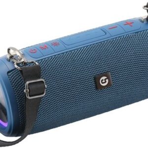 Coluna Port?til Bluetooth Disco Boom 16W (Azul) - COOLSOUND