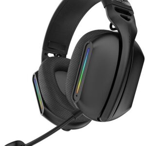 Auscultadores Headset Gaming Bluetooth/WiFi RGB G12 (Preto) - COOLSOUND
