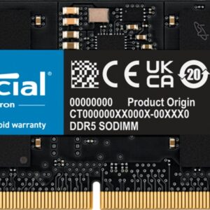 Mem?ria RAM SO-DIMM 16GB DDR5-4800MHz CL40 - CRUCIAL