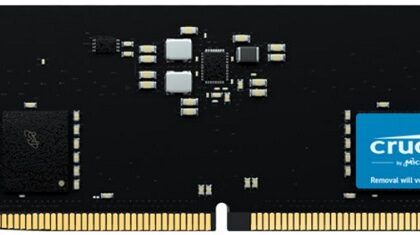 Memória RAM 32GB DDR5-4800MHz CL40 - CRUCIAL