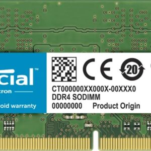 Mem?ria RAM 32GB DDR4-3200 CL22 DRx8 Unbuffered SODIMM - CRUCIAL