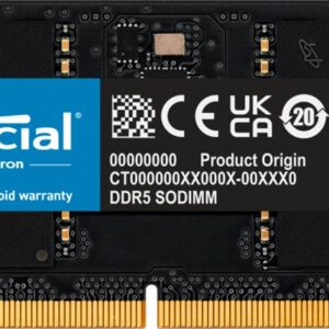 Memória RAM 32GB DDR5 5600MHz CL46 – CRUCIAL