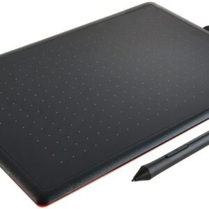 Mesa Digitalizadora Wacom One by Medium CTL-672-N (Preto/Vermelho) - WACOM