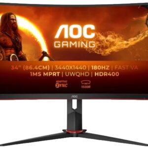 Monitor Curvo 34 G2 CU34G2XP VA WQHD - AOC