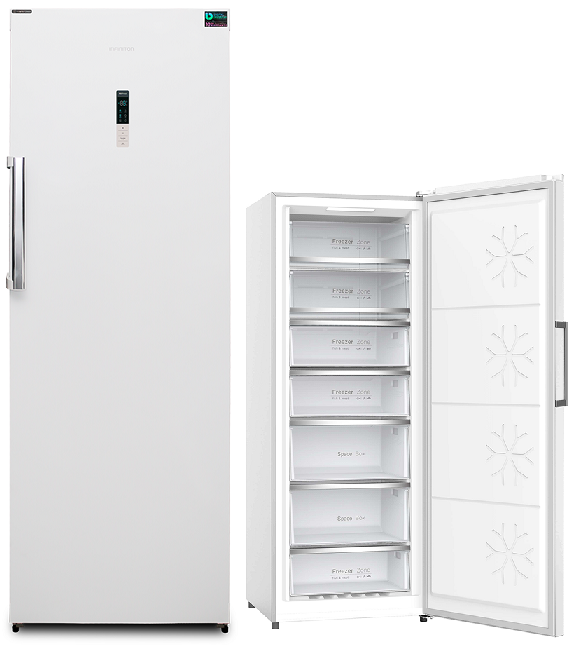 Arca Congeladora Vertical CV-870IX 380L A++ (Branco) - INFINITON
