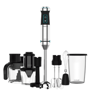 Conjunto Varinha e Acessórios Power TitanBlack 1500 XL TotalMix - CECOTEC 04275