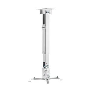 Suporte de Tecto Inox p/ Projetores Branco (até 560 mm) - AISENS