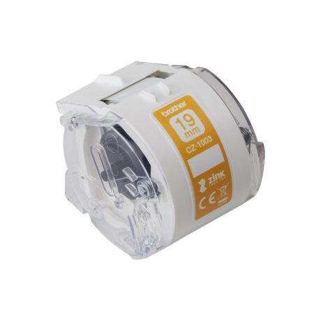 Rolo de Etiquetas BROTHER 19mm, 5m CZ-1003