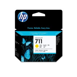 Pack 3x Tinteiros 711 (Amarelo) - HP