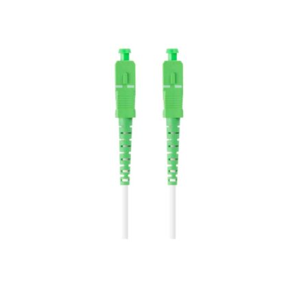 Cabo Fibra Ótica Lanberg Mono SC/APC-SC/Apc Duplex G657A1 Lszh 2.5 Metros Branco