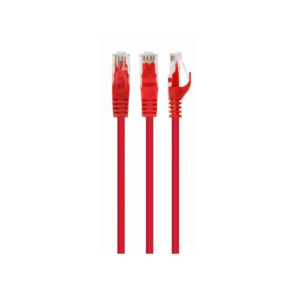 Cabo Rede Cat 6. 3Metros -Vermelho