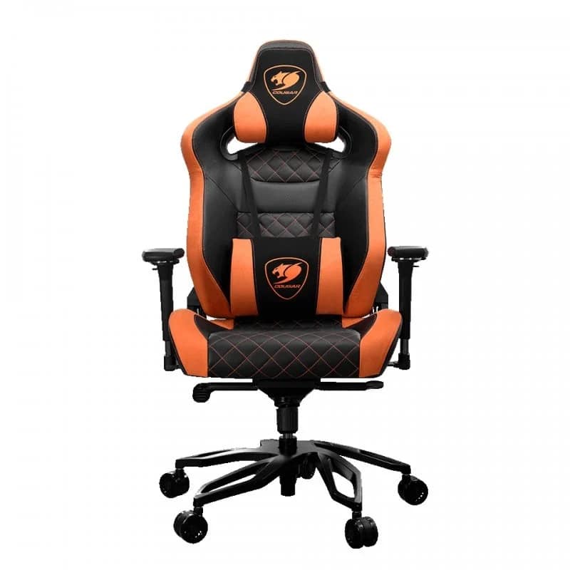 Cadeira Gaming Cougar Armor Titan Pro Preto e Laranja