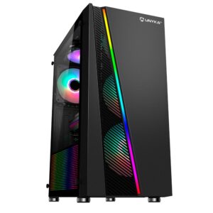 Caixa Gaming Atx Glayze RGB*1 Preta