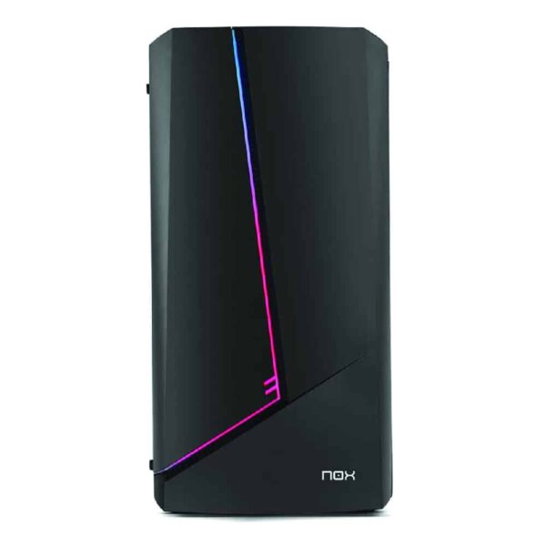 Caixa Micro Atx NOX Infinity Alpha Glass RGB Preta