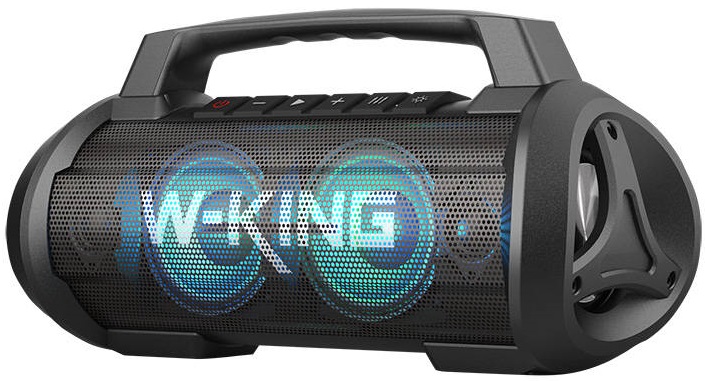 Coluna Bluetooth Portátil D10 70W (Preto) - W-KING