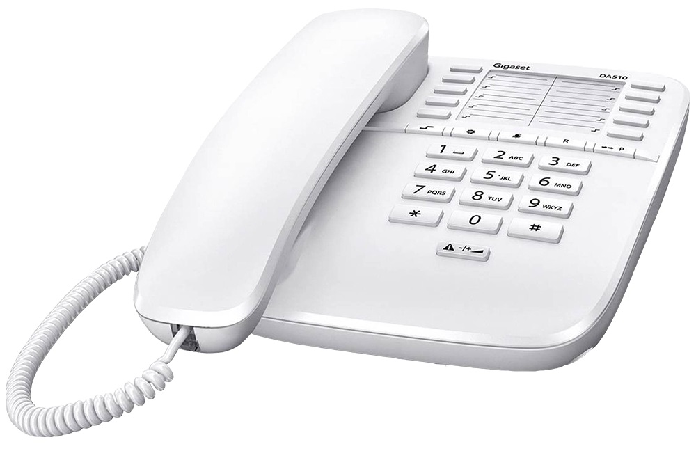 Telefone Digital (Rede Fixa) Gigaset DA510 (Branco) - SIEMENS