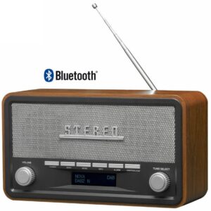 Rádio Vintage AM/FM/DAB+/BLUETOOTH/AUX/MP3 - DENVER