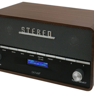 R?dio Retro c/ Bluetooth FM/PPL/AUX/MP3 - DENVER