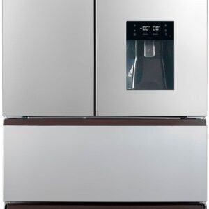 Frigorífico Americano Bolero CoolMarket FD 510 WD 510L Inox - CECOTEC (NOVO - Dano Estético Lateral)