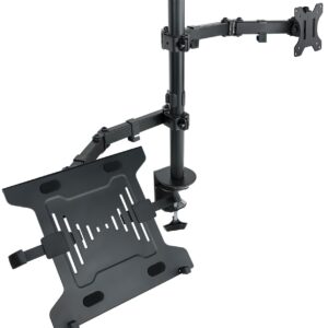 Suporte de Mesa Duplo p/ Monitor 13 a 32 Max.8Kg (Preto) - TOOQ