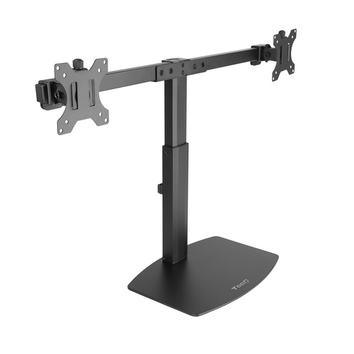Suporte p/ Duplo Monitor 6Kg 17 a 27 (Preto) - TooQ