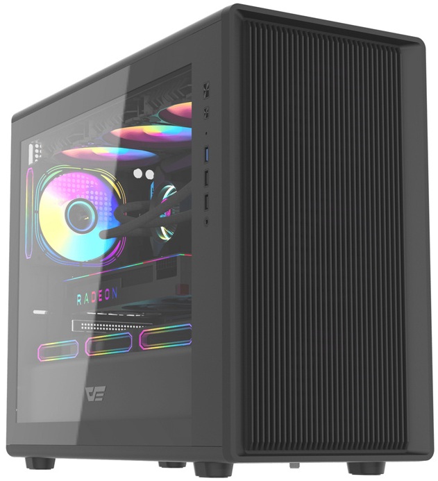 Caixa Micro-ATX DB460M (Preto) - DARKFLASH