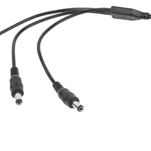 Cabo Adaptador 1 Femea - 3 Machos Alimentação DC (40cm)