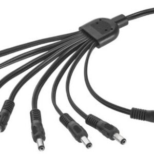 Cabo Adaptador 1 Femea - 8 Machos Alimentação DC (30cm)