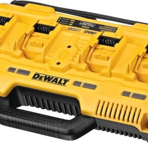 Carregador de 4x Baterias XR FLEX DCB104-QW (Amarelo) - DEWALT
