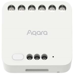 M?dulo de Rel? Duplo Aqara T2 220V 10A Zigbee (Branco) - XIAOMI