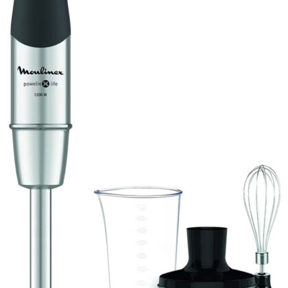 Varinha 1200W Pé Inox c/ Picadora E Batedor - MOULINEX