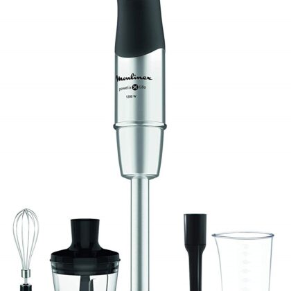 Varinha Mágica Infinyforce Pro c/ 2 Acessórios + Pé p/ Puré DD95HD10 1200W (Preto) - MOULINEX
