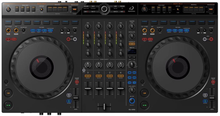 Controlador DJ 4 Canais (Preto) - ALPHATHETA